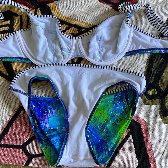 PANACHE SWIM SUIT 32FF/34G/ L bottom - Picture 3 of 5